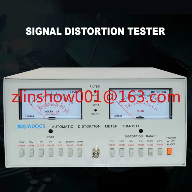 TDM1911 220V Auto Distortion Meter Distortion Testing Tool Audio Distortion Detector Detection signal waveform purity tester