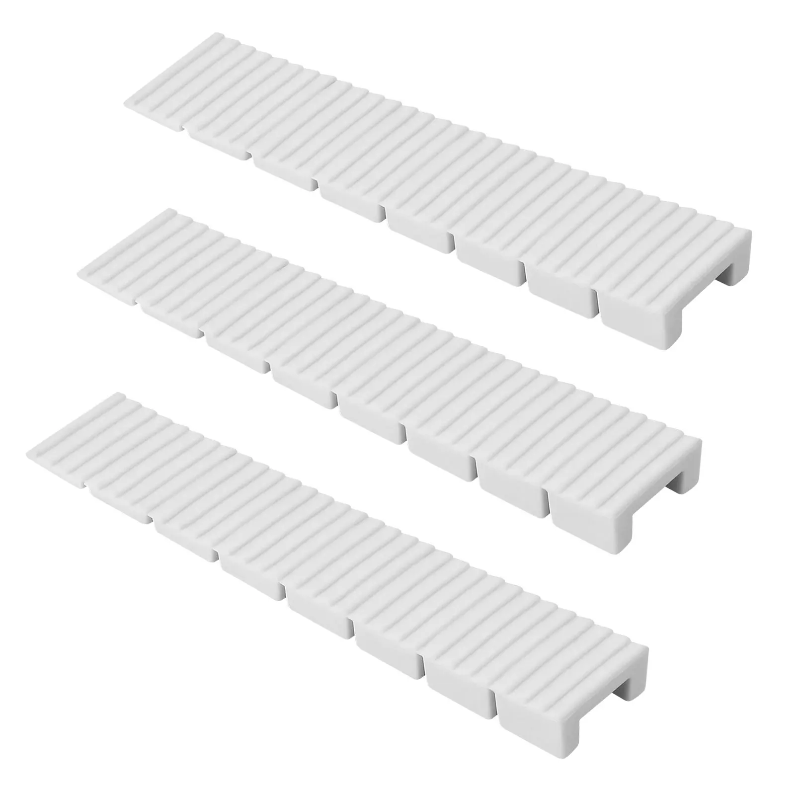 

20 Pcs Furniture Balance Spacers Plastic Shims Leveling Feet Wedge Risers Anti Slip Vibration Noise Reduction Home Shop