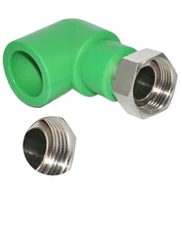 Green PPR Front Water Heater Loose Joint 4 Points 6 Points 1 Inch Active Straight Active Curved Active Three Water Purifier