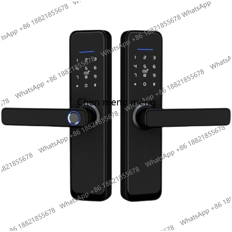 Indoor smart lock Wooden door password lock Fingerprint lock Household anti-theft induction