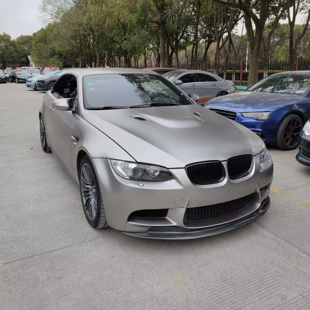 GTS نمط ألياف الكربون الشفة الأمامية ل E90 E92 E93 M3 المصد الأمامي الفاصل سبويلر اكسسوارات السيارات 2008-2012