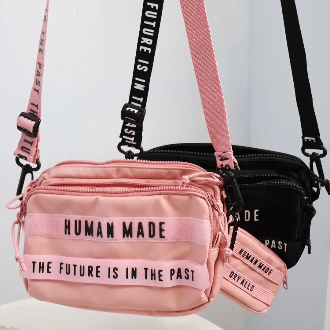 Multi layer practical small shoulder bag! HUMAN MADE Military Pouch Velcro shoulder bag trend