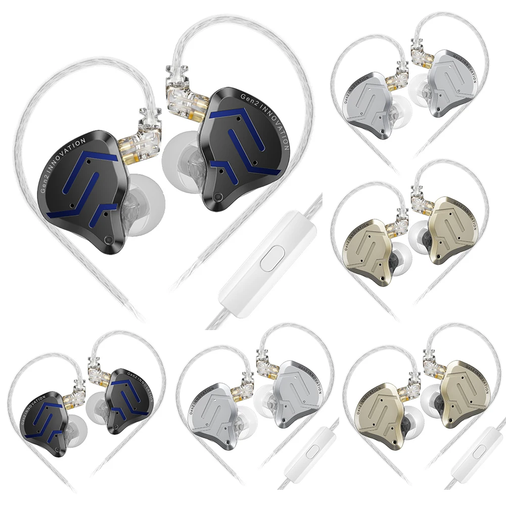 Auricolari cablati sportivi Jack da 3.5 Mm nell'orecchio auricolari In metallo cuffie con cancellazione del rumore auricolari In-Ear con filo auricolare per esercizio e palestra