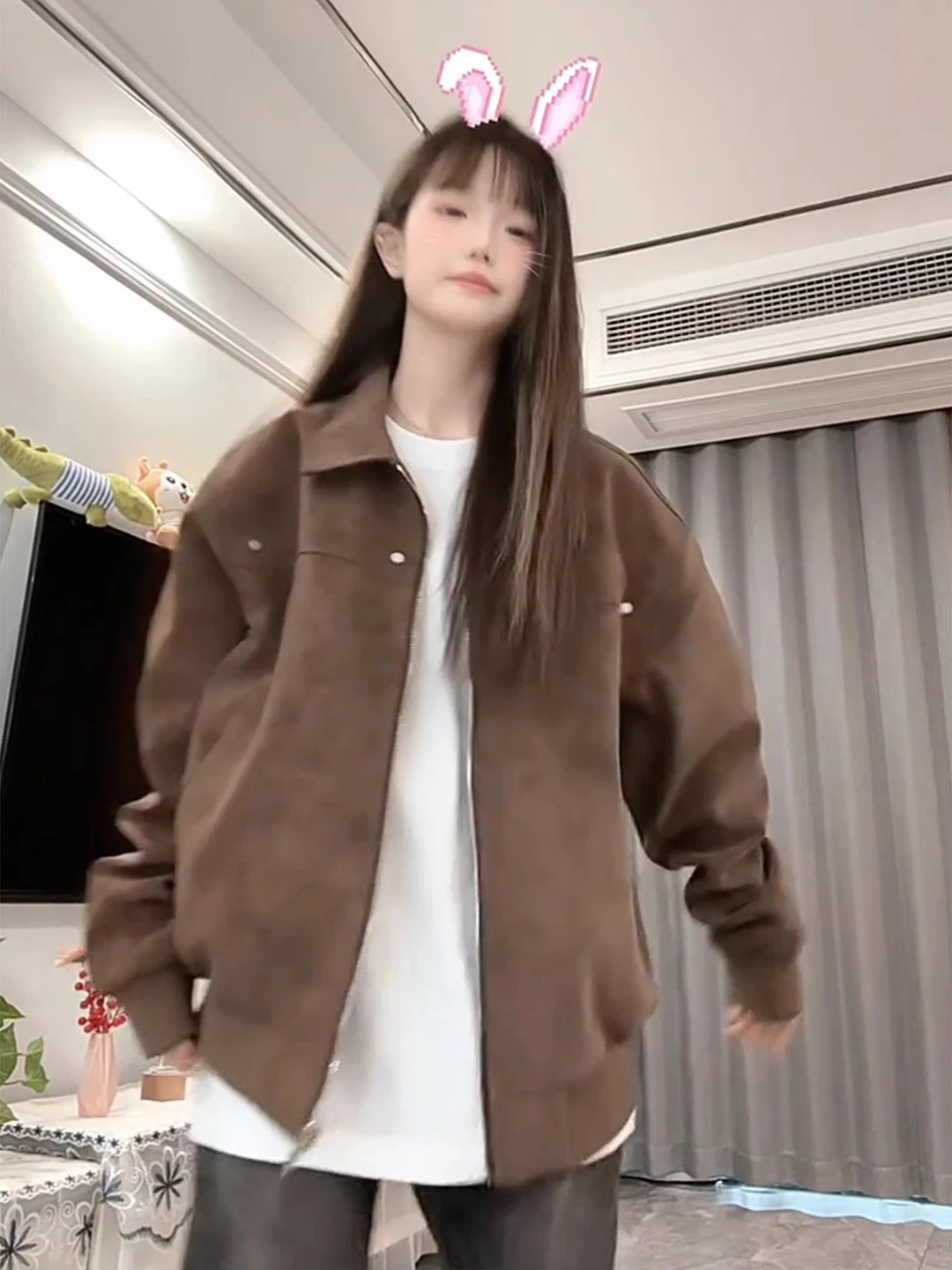 ملابس عمل أمريكية عتيقة للخريف من الجلد من Browan Jaet للرجال، ملابس عمل رائعة للدراجات النارية or Flight Jaet مقاومة للرياح طويلة Sve #2