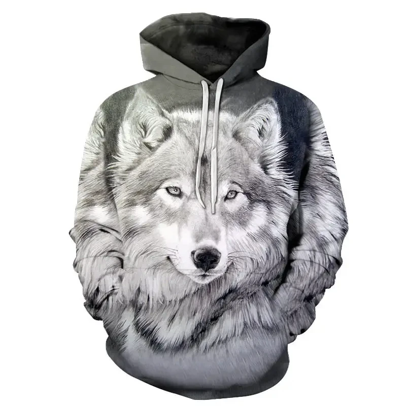 

Autumn Animal Wolf 3D Print Hoodies Men Women Fashion Casual Harajuku Sweatshirts Oversized Hoodie Pullovers Tracksuit Clothing