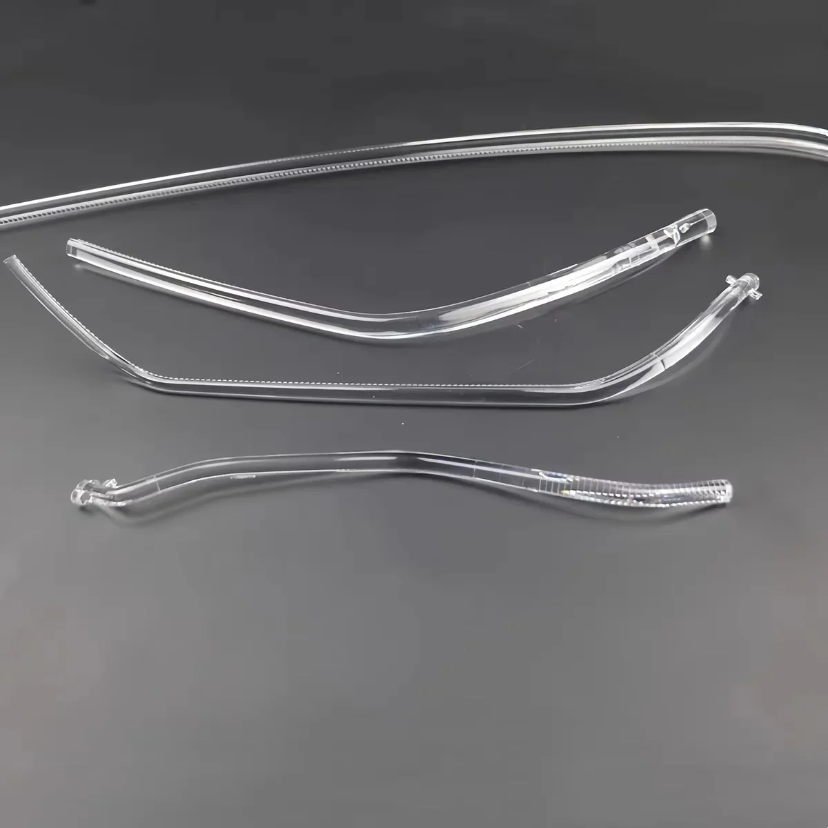 NEW For AUDI A4 B9 PA B10 2017 2018 2019 Headlight DRL Tube Light Bars Acrylic Tube LED Fiber view 5