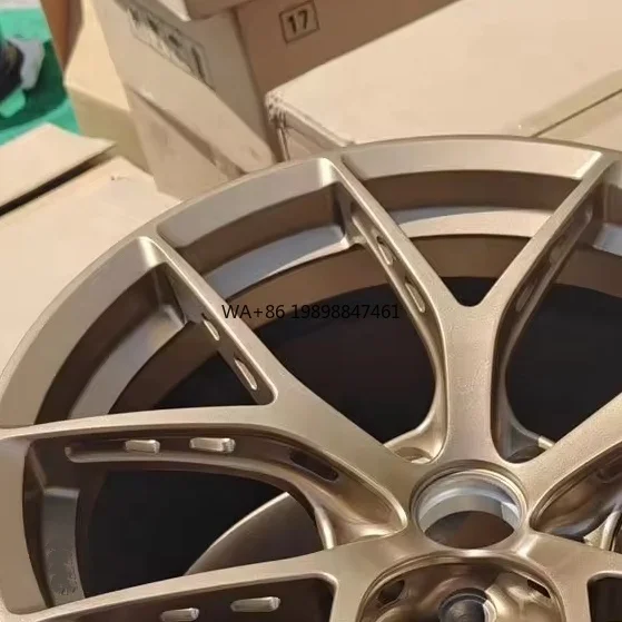 

ZXMM Aluminum Alloy Concave Car Wheel 5x112 5x114.3 5x120 17 18 19 20 21 Inch Rims Five Spoke Forged Wheel for