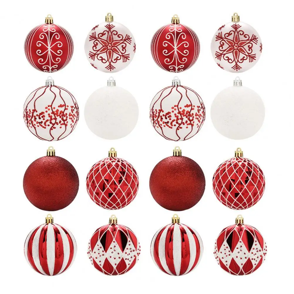 

Bright Colored Christmas Balls Attractive Christmas Tree Pendant Vibrant Shatterproof Christmas Ball Ornaments Durable for Home