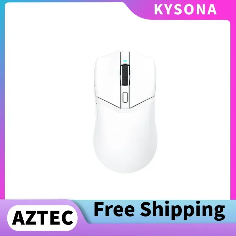 

Kysona Aztec Wireless Rechargeable Lightweight Mouse PAW3395 26kDPI Low Latency Cable Gaming Mouse Office Notebook Accessories
