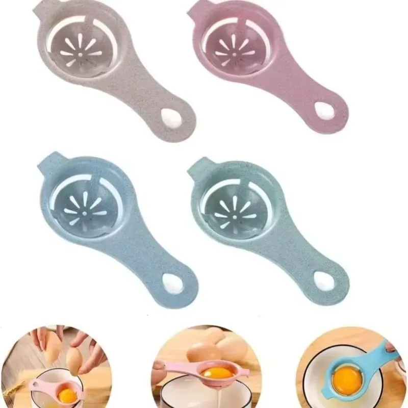 1/2/3/4Pcs Kitchen Egg Yolk White Separator Holder Sieve DIY Fun Baking Tools Kitchen Accessories Nonstick Cooking Utensils