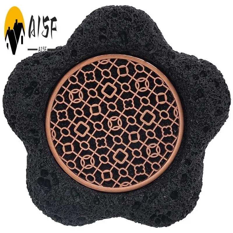 

A15F-Japanese Tableware Rock Sushi Plate Coal Ball Volcanic Stone Swing Plate Steak Plate Hotel Dining Plate Sushi Dish Plate
