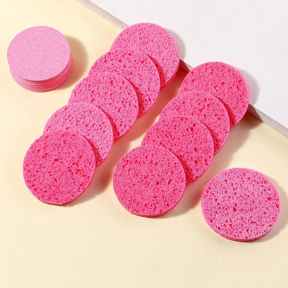 Toalla de lavado de cara Natural comprimida en forma de corazón creativo oso amor ciruela esponja cara Puff Facial SPA masaje eliminación de maquillaje grueso