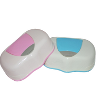 Home Portable Baby Dry Wet Wipes Box Sealed Moist Keeping Wet Wipes Storage Box Dispenser Reusable Kitchen Storage Tissue Box