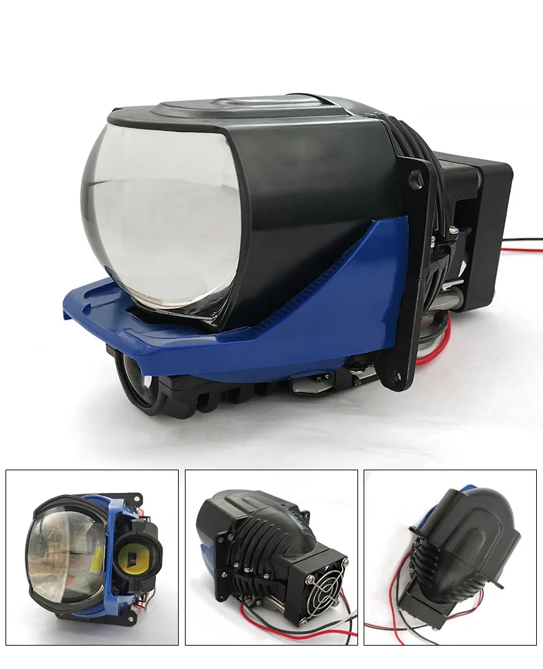 Yosovlamp Car LED spotlight 50W high brightness lens laser light 10000LM motorcycle LED headlight