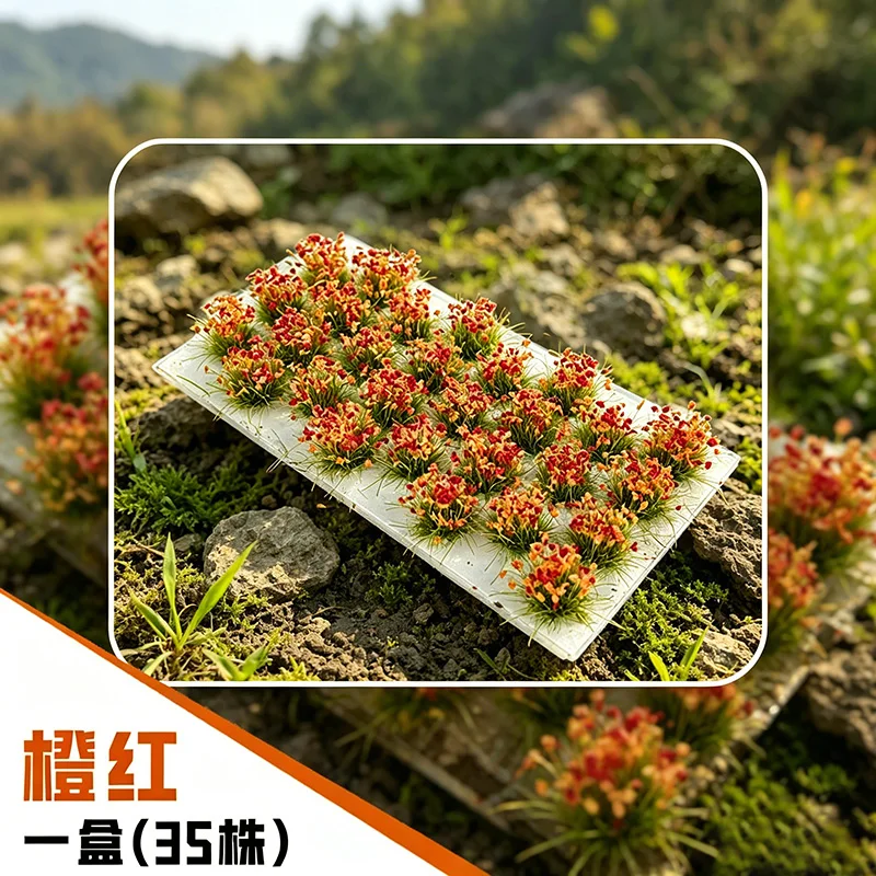 Simulation Miniature Models 8mm Plant Grass Cluster Materials Diy Building Sand Table Garden Layout Kits Home Decorative Crafts