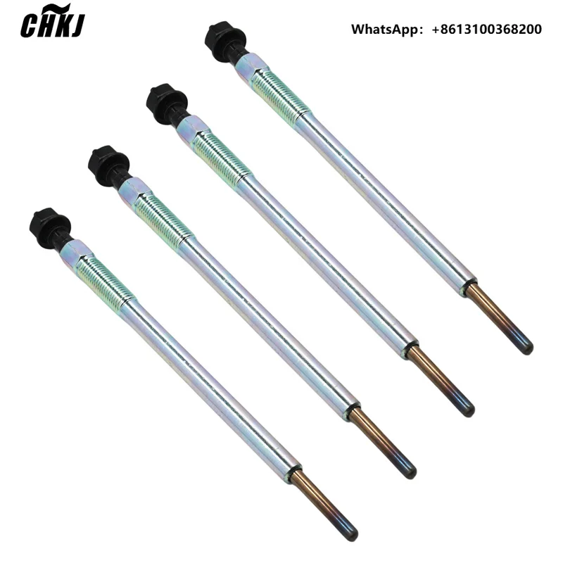 CHKJ4PCS Glow Plug 7030400 0100276034 300622-00002B Compatible with Doosan Engine D24 Compatible with Bobcat Models S62 S510 S53