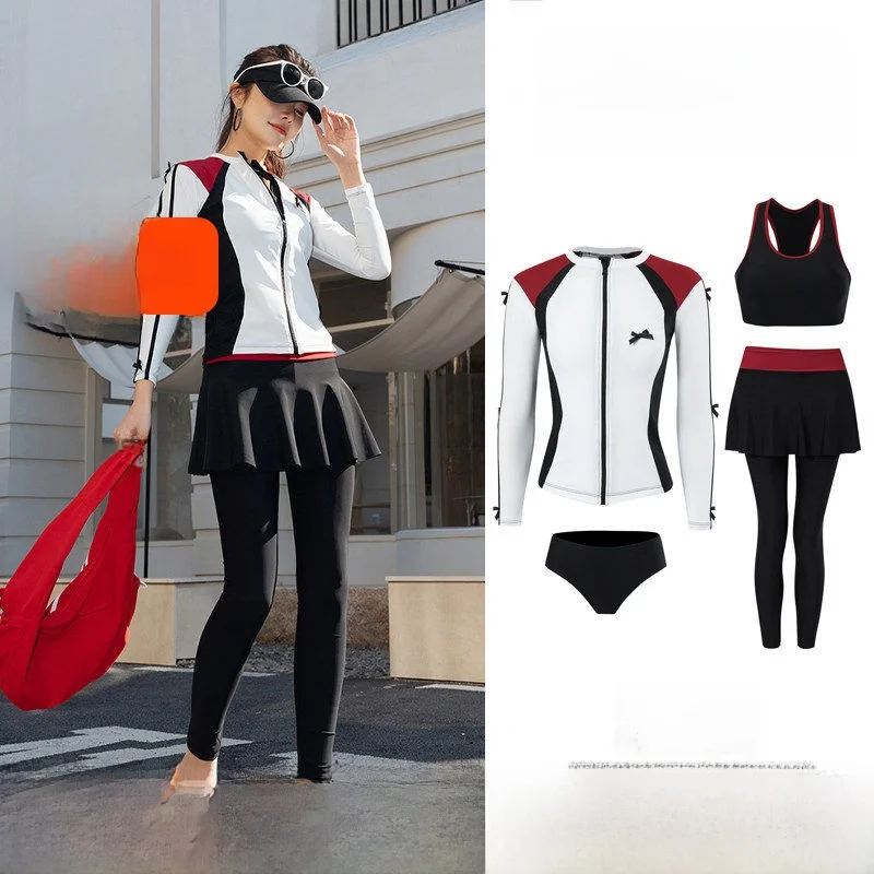 conservative-long-sve-wetsuit-women's-swimming-costume-surfing-special-beach-coast-sun-protection-jellyfi-suit-diving-suit