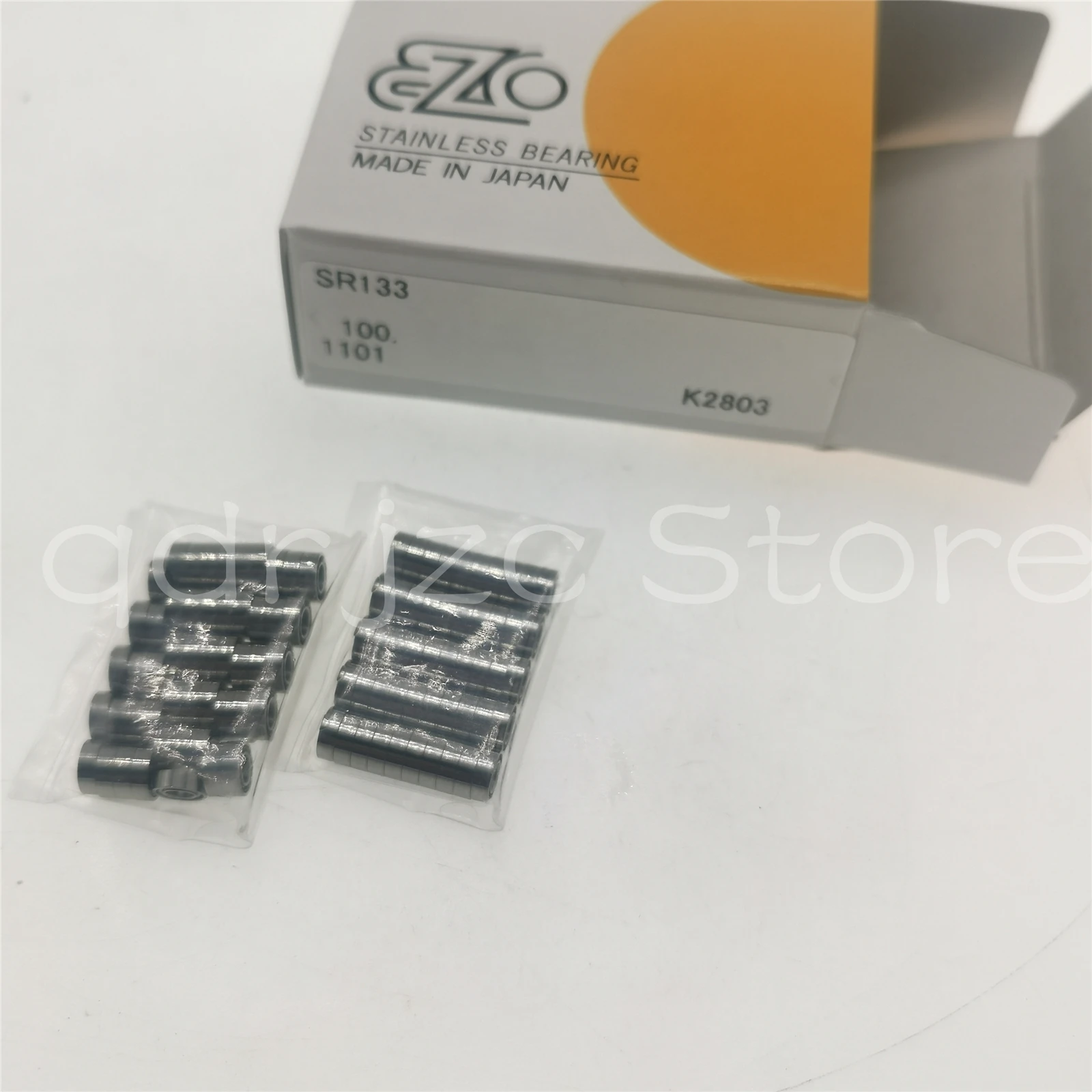(10 pieces) EZO stainless steel ball bearing in imperial size SR133 = R133H SSRI3322 DDRI332 2.38 x 4.762 x 1.588 mm