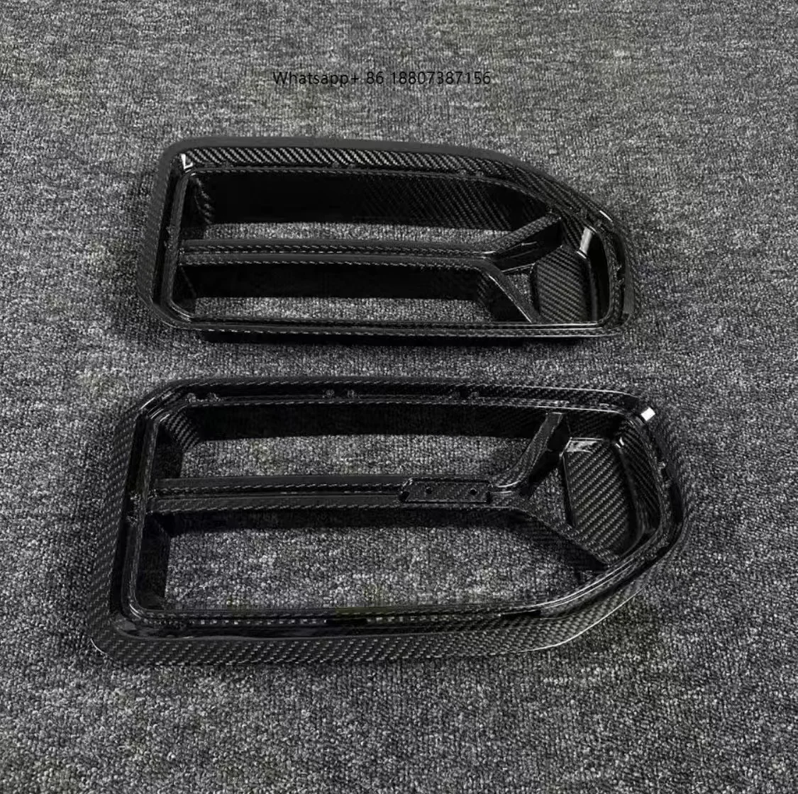 

ForBMW CSL M2 G87 Front Grille Dry Carbon Fiber Body Kit Modification Upgrade Front Lip Front Grille