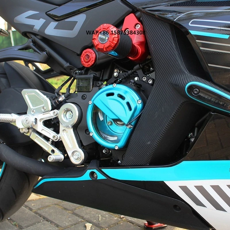 Transparent Clutch Cover Engine Side Cover Chain Cover for Spring Breeze 450SR 450SRS 450NK Modified Motorcycle Accessories