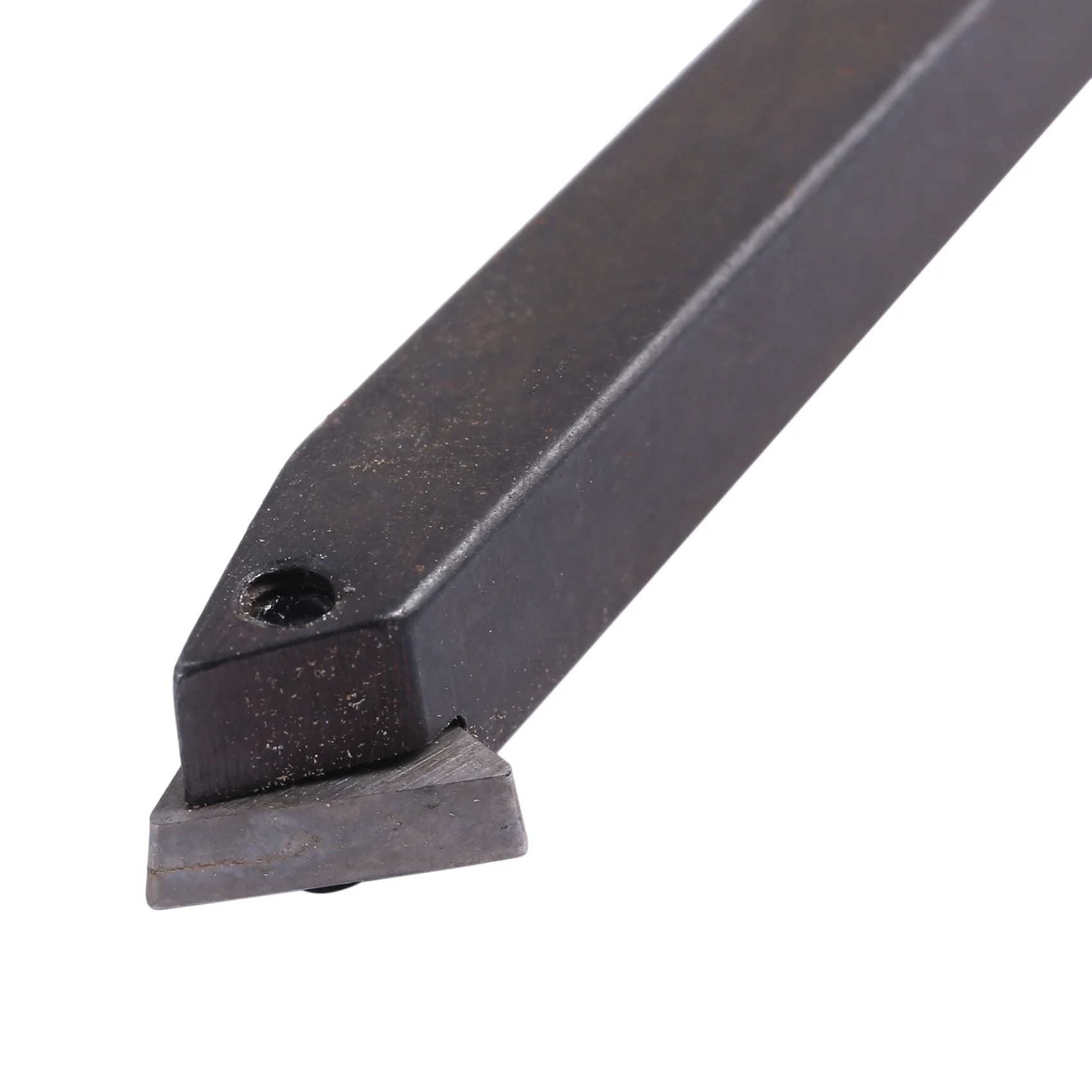 A64Z 1/4 Inch Mini Indexable Carbide Lathe Turning Tool Holder Lathe Bit Set With Carbide Inserts TCMT090204, 5 Pieces