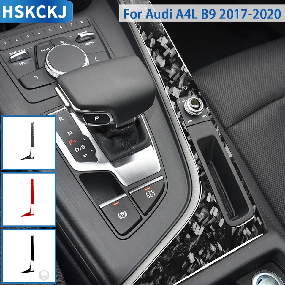 Carbon Fiber Gear Shift Trim for Audi A4 B9 2017-2020