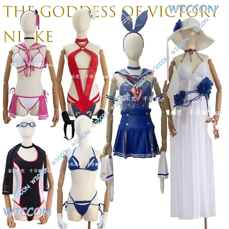 

Cosmic NIKKE The Goddess Of Victory Rapi Anis Goddess Of Bay Pepper Summer Swimsuit Cosplay Costume Beach Outfit Spark