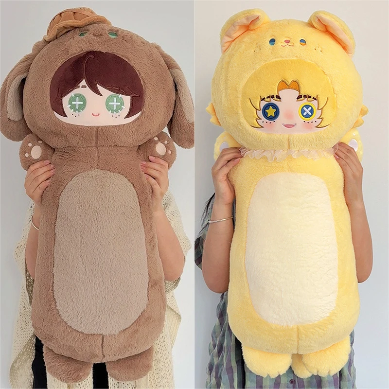 الهوية الخامس لعبة أنيمي كوس البهلوانية إيلي كلارك سير إيما وودز بستاني 2025 للجنسين 80 سنتيمتر الكرتون لطيف أفخم شريط طويل وسادة هدية