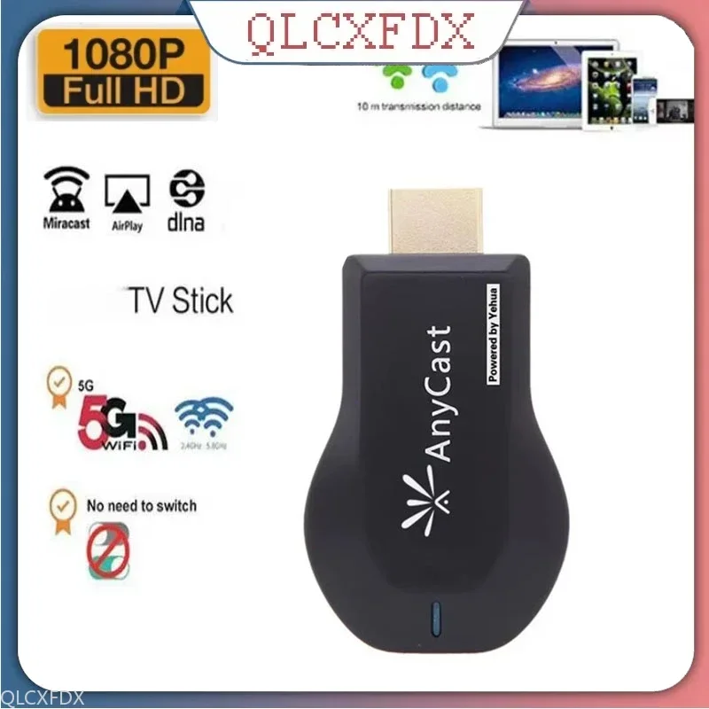 AnyCast M9 TV Stick HD 1080P Miracast Airplay Compatible con HDMI pantalla Wifi inalámbrica DLAN Dongle receptor para Airplay MiraScreen