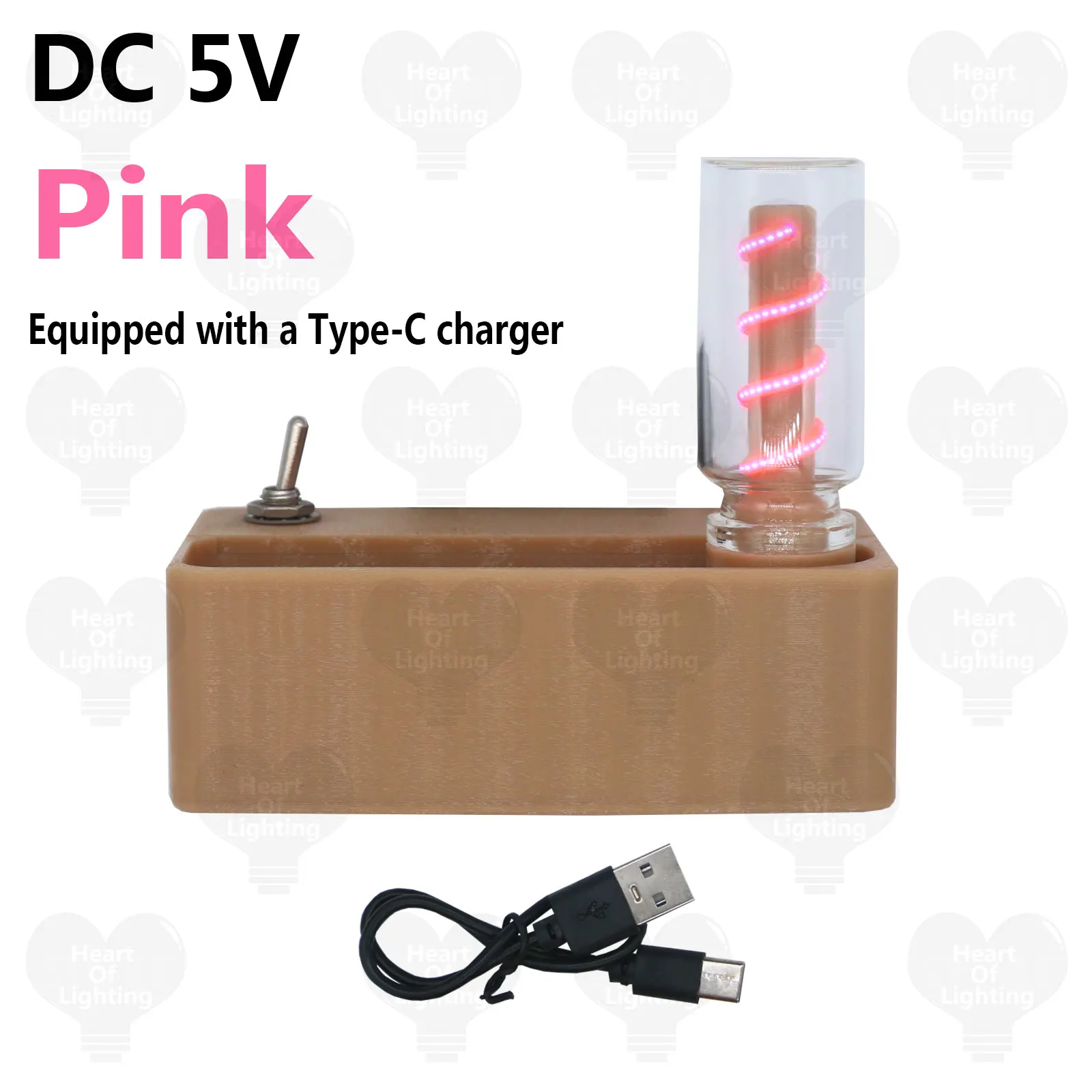 Picture 7: Mechanical flip night light DC5V, small and portable, equipped with Type-C charging cable, suitable for DIY atmosphere light