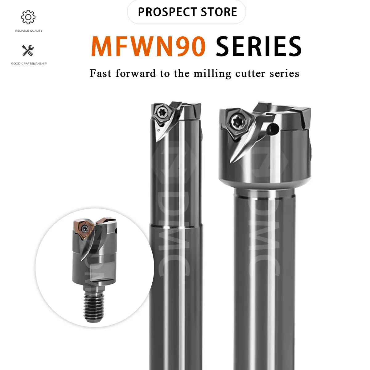 MFWN90 Numerical Control Lathe Lock Tooth Head Milling Holder Cutter WNMU04 CNC Lathe Carbide Inserts Cutting Tool Milling Blade