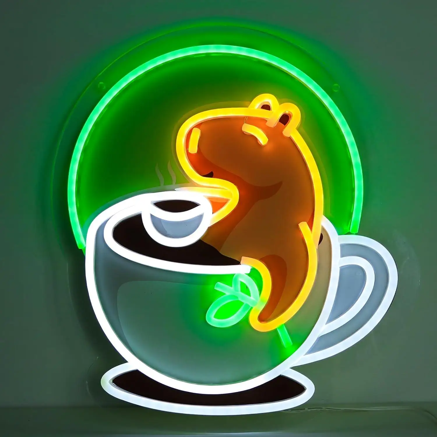 

Capybara Neon Signs USB Dimmable LED Neon Lights for Bedroom Children's Room Party Decor Birthday Gift for Boys Girls Wall Light