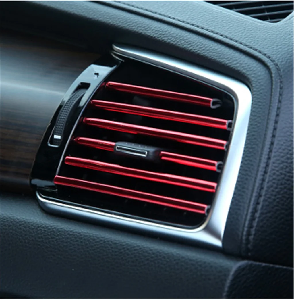 car parts air conditioning outlet decorative strip clip modified personality for Nissan NISS LIVINA MARCH X-TRAIL TIIDA
