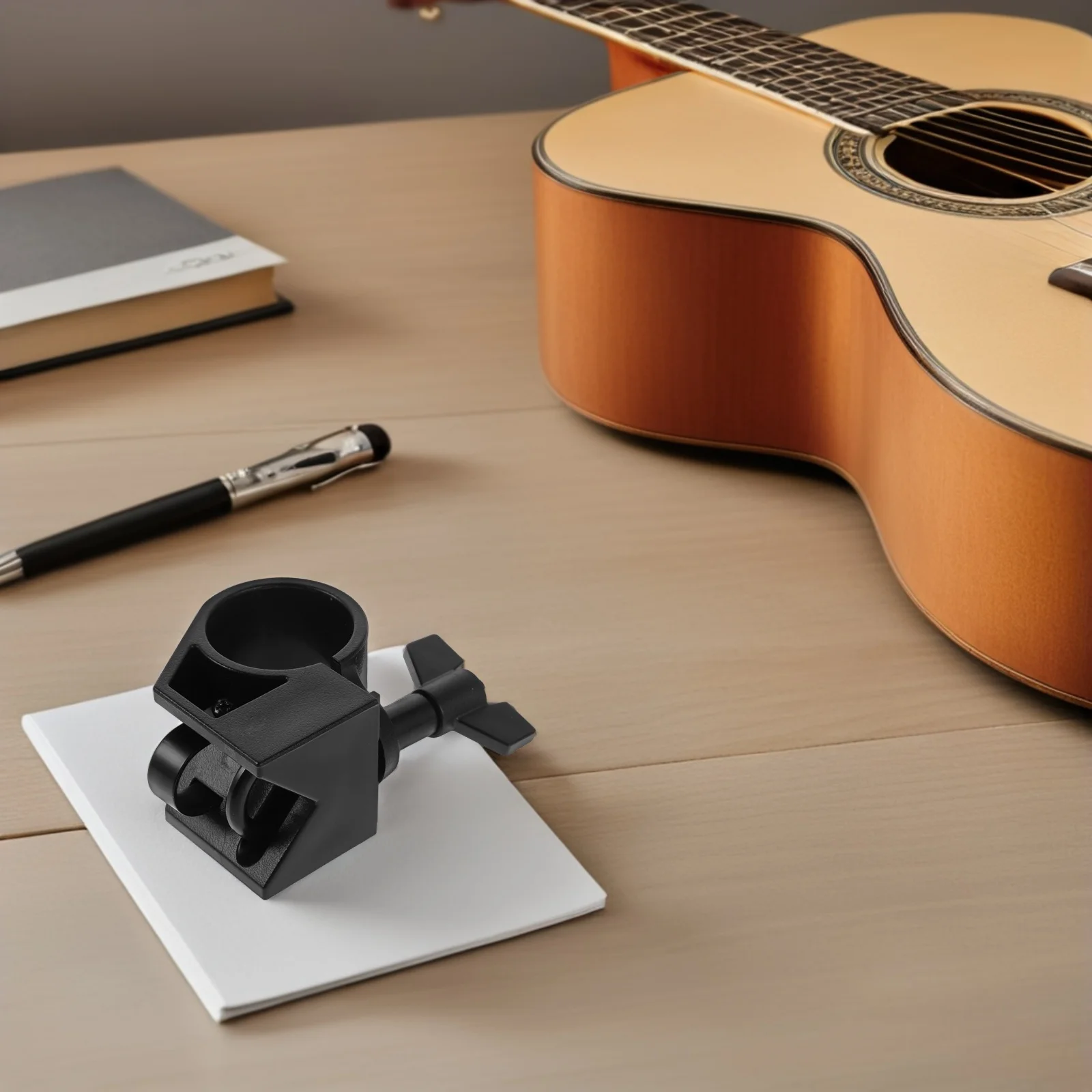 مشبك رف الطبل الإلكتروني، مشبك أنبوبي مدمج للتركيب الآمن على مجموعات الطبول المختلفة، حامل أجزاء الأدوات المتين #5