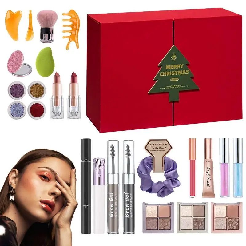 Makeup Advent Calendar 2024 24-Day Holiday Advent Calendar Beauty Countdown Calendar for Women Teen Girls Trendy Stuff Unique