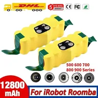 Original 12.8Ah Battery 14.4V Rechargeable Battery For iRobot Roomba 500 600 700 800 900 595 620 650 780 890 For iRobot Roomba