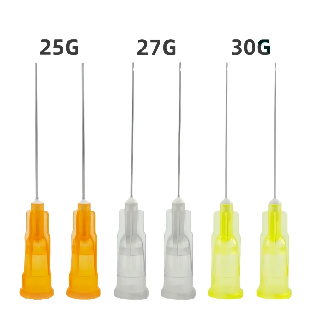 Dental Endo Irrigation Tips - 25G 27G 30G Safety Closed End Side Hole Needles for Root Canal Syringe