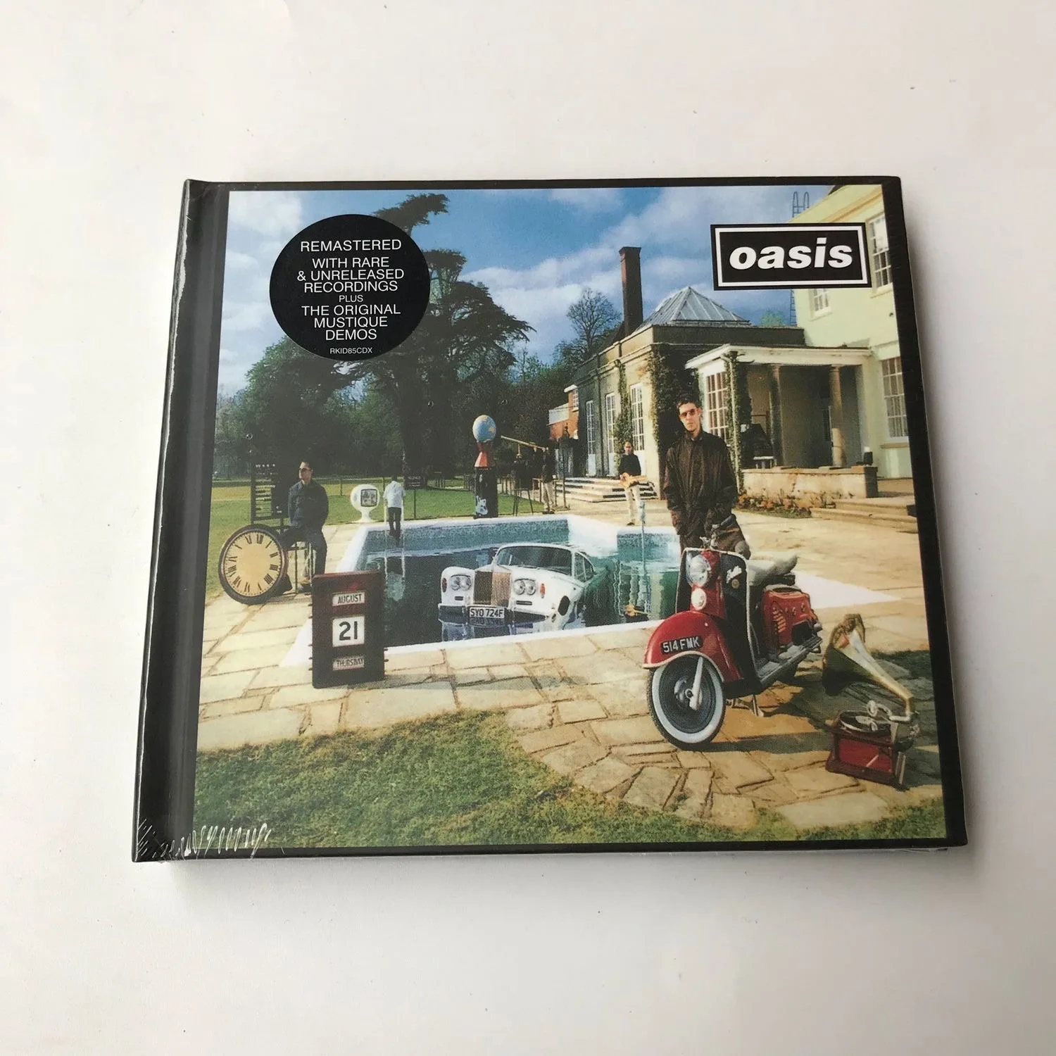 Vintage Oasis Music CD Be Here Now Album Deluxe Compact Disc Cosplay Walkman CD Player Soundtracks Box Collection Party Music