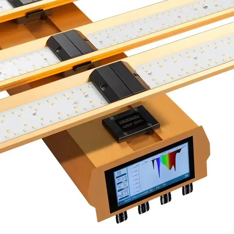 

New Design 4 Channels Adjustable Spectrum 1000w Greenhouse Dimming Grow Lights IP65 With Separately Control LED Grow Lights