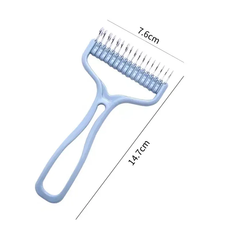 1Pcs Cat Fur Knot Cutter Pets Hair Removal Comb Dog Grooming Shedding Tools Double sided Stainless Brush Pet Products