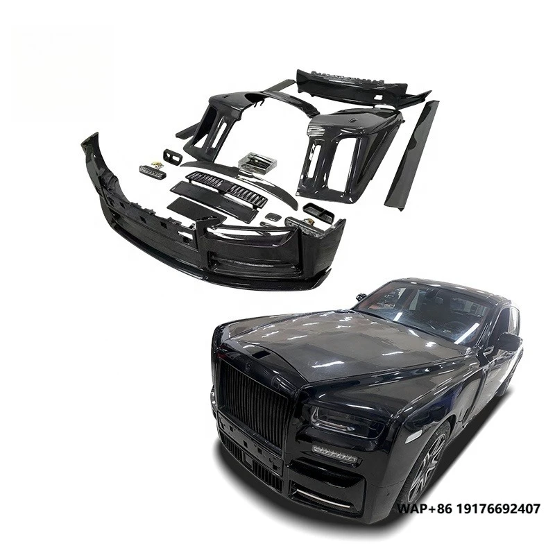 

Facelift MSY Style Body Kit for'Rolls Royce Phantom 8TH Front Rear Bumper Exhaust Tips Side Skirts Car Fenders Spoiler Bodykit