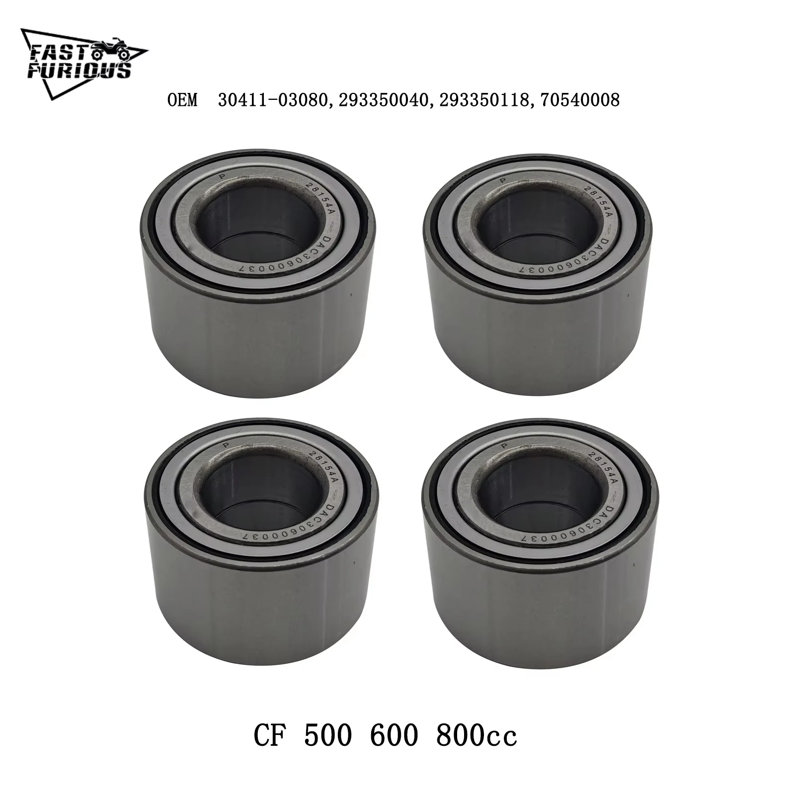 2/4pcs Wheel Hub Bearing For CF ATV CF800 800XC 850XC UTV SSV CF1000 CForce 950 1000 Uforce 600 ZForce 1000EX 30411-03080