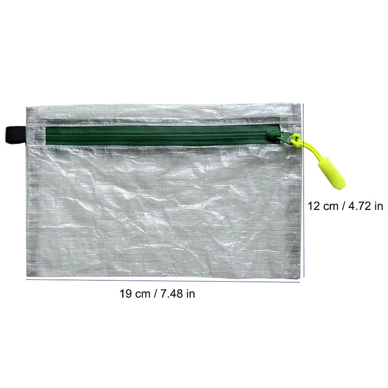 DCF 1,43 Unzen YKK Reißverschluss-Tasche, wasserabweisende Geldbörse, ultraleichter Organizer, Aufbewahrungstasche für Reisepass und Karten, für Erste-Hilfe- und Reisebedarf