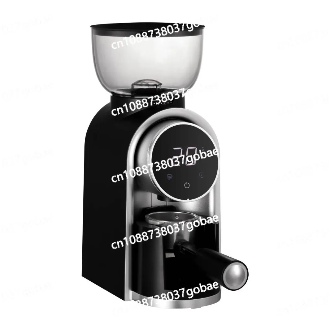 Electric bean grinder Italian coffee grinder Adjustable thickness Steel core Home coffee machine Timed and quantitative