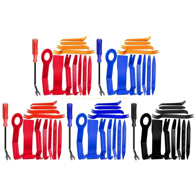 

Heavy Duty 12 Piece Auto Repair Removal Installation PP Material Pry Tools For Multiple Vehicle Interior Maintenance