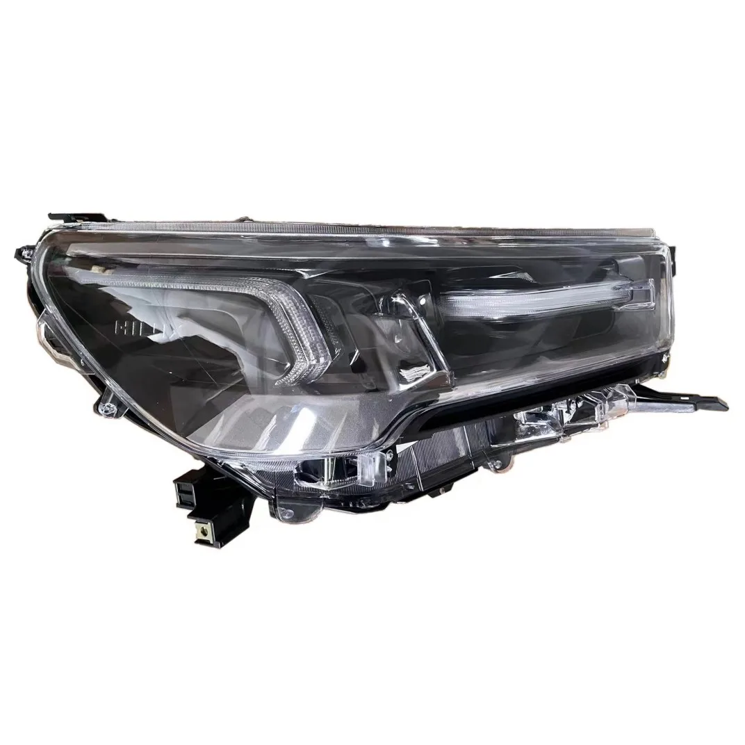 힐룩스 비고 2012년식부터 레보 2020년식 스타일 프론트 범퍼(그릴, 헤드라이트, 안개등 포함) 플러그 앤 플레이 차량 바디 키트