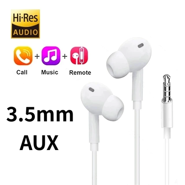 Type C 3.5mm Bedrade Oordopjes voor in-ear Redmi mi Xiaomi 17 15 14 13 12 11 Pro Hoofdtelefoon iphone16 15 Samsung Huawei Telefoon Tablet