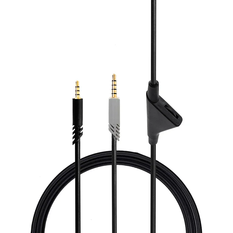 A Must Have Accessory For Durable 2 Meter Headphone Replacement Cable With Integrated Sound Level Controls For