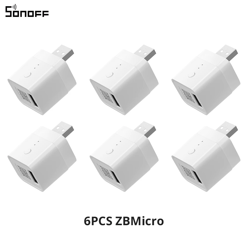 SONOFF ZBMicro Zigbee Micro USB Smart Adapter 1-10PCS Snel opladen Brede zenddekking Spraakbesturing eWeLink Alexa Google