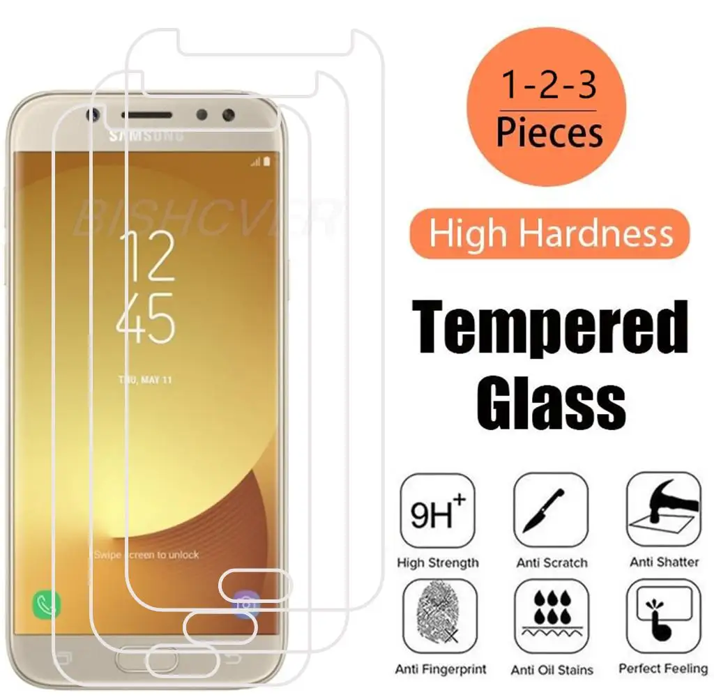 Закаленное стекло для Samsung Galaxy J5 2017 J530, защита для экрана Samsung Galaxy J5 2017 J530, искусственное/яркое стекло